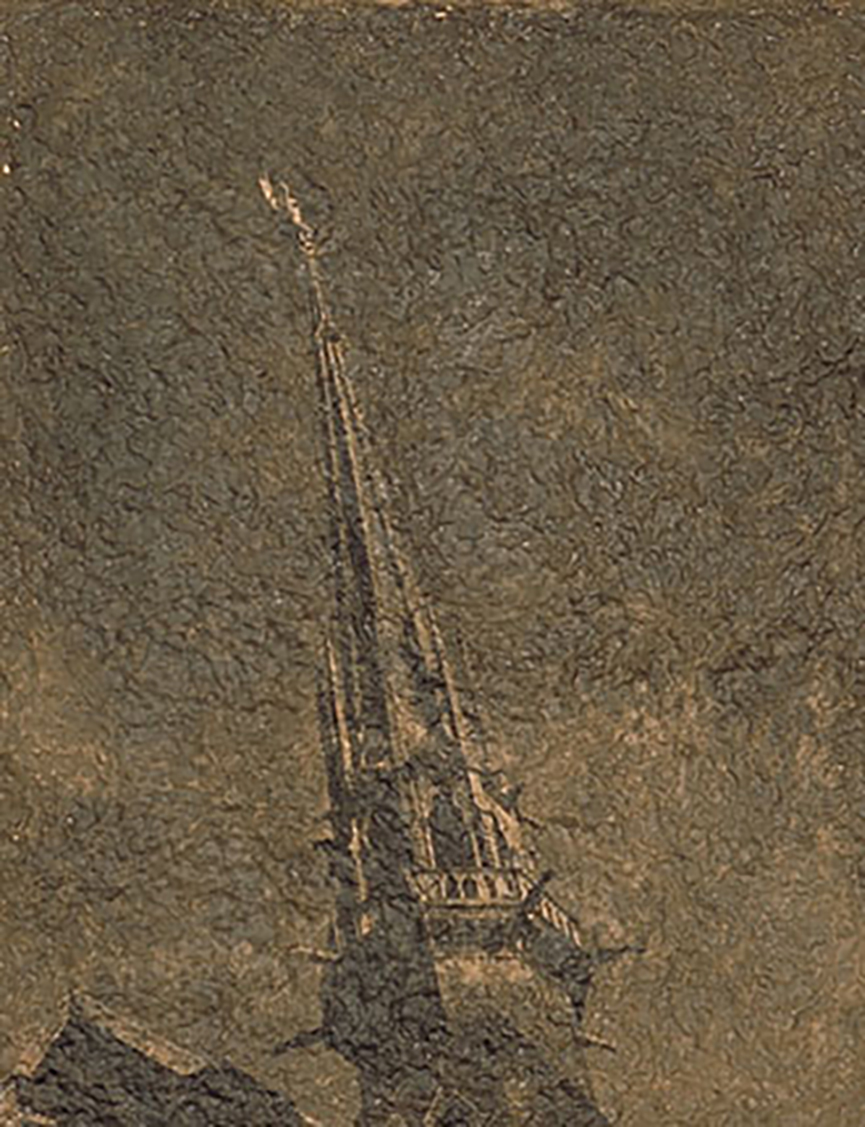 《Untitled　＃１9　ノルマンディー・フランス》写真、手漉き和紙 / 68×53cm